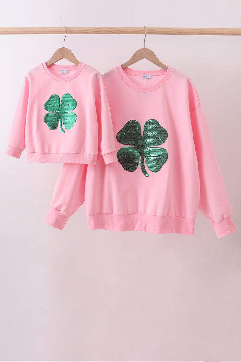 Pink Clover Mom & Me Top