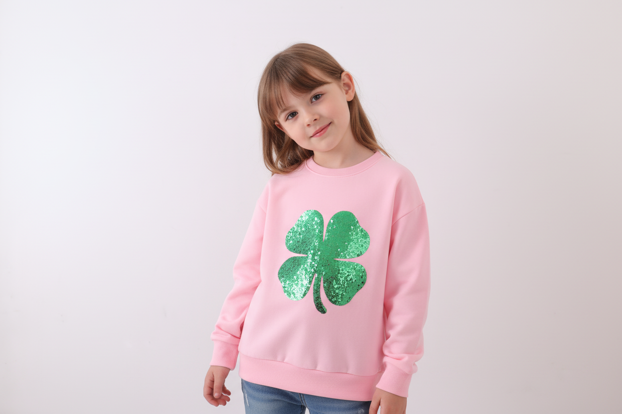 Pink Clover Mom & Me Top
