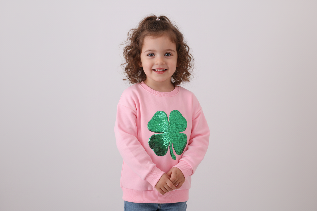 Pink Clover Mom & Me Top