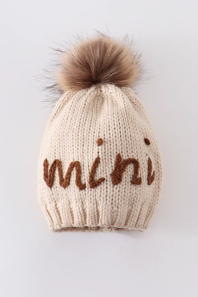 Pompom Beanie Hat - Mama & Mini