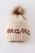 Mama & Mini Pompom Beanie Hat