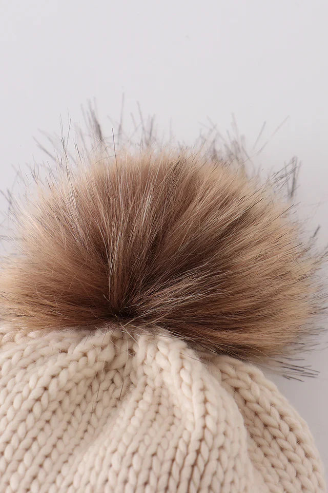 Pompom Beanie Hat - Mama & Mini