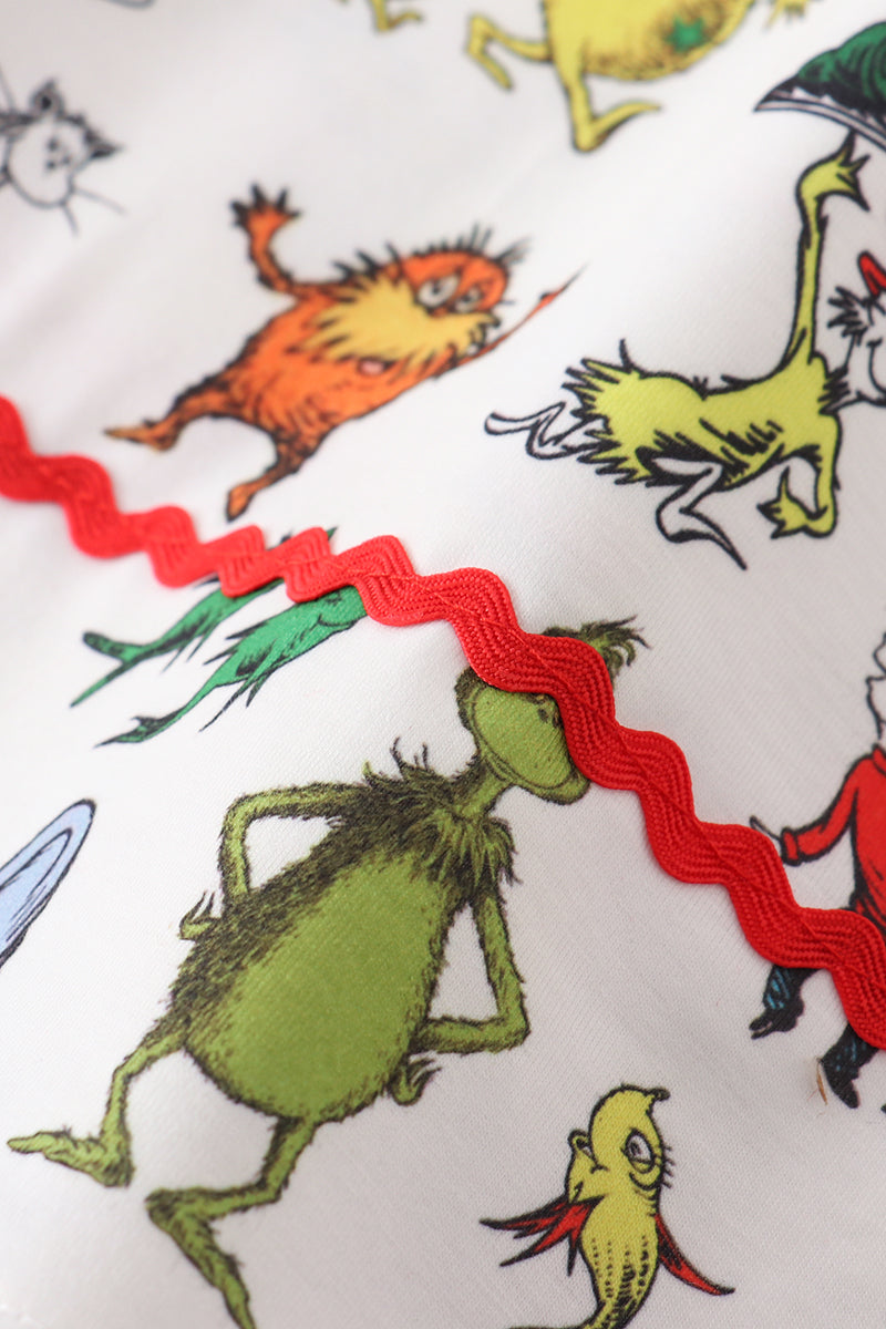 Dr. Seuss embroidery dress