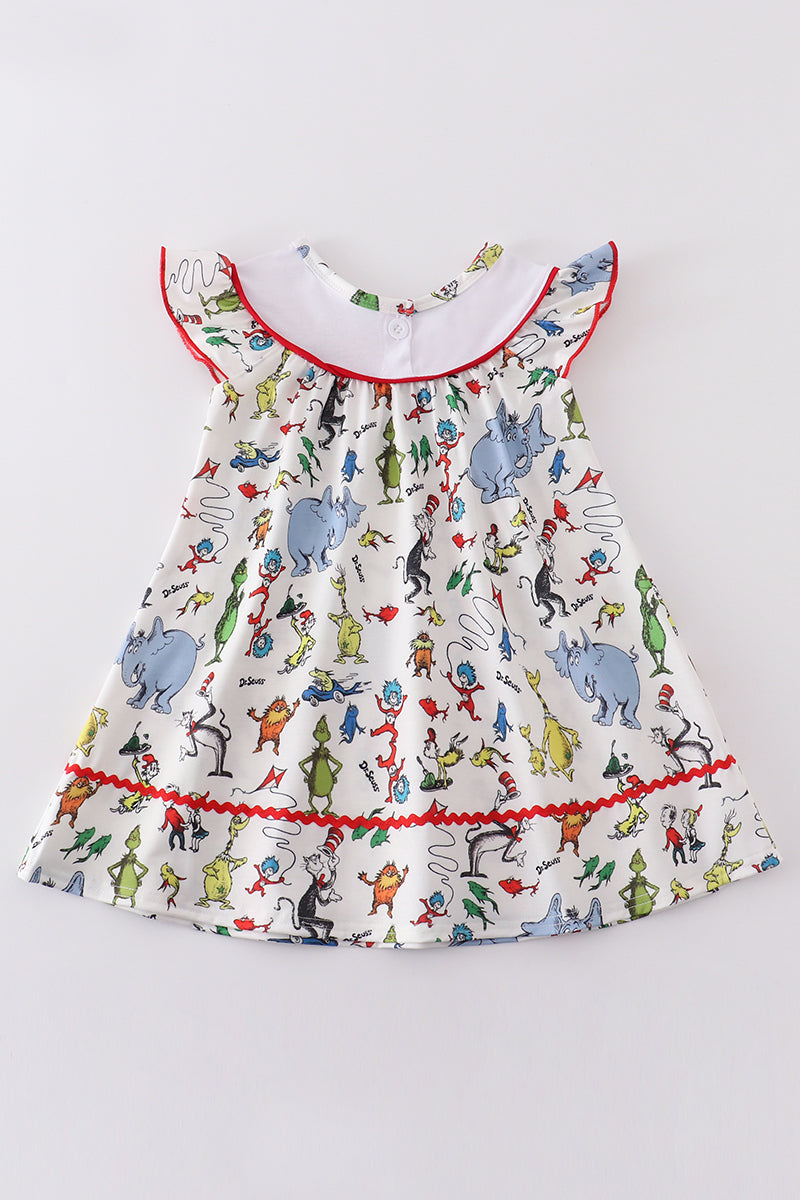Dr. Seuss embroidery dress