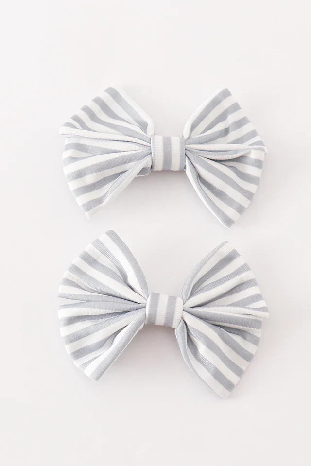 Piggie Hair Bow - Stripe