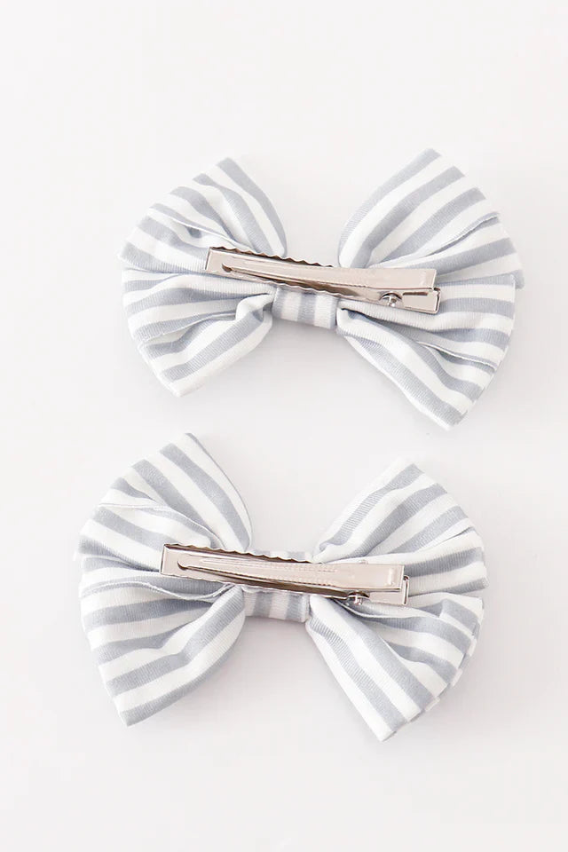 Piggie Hair Bow - Stripe