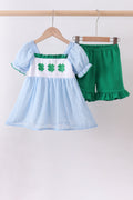 Blue Clover Swiss Dot Shorts Set