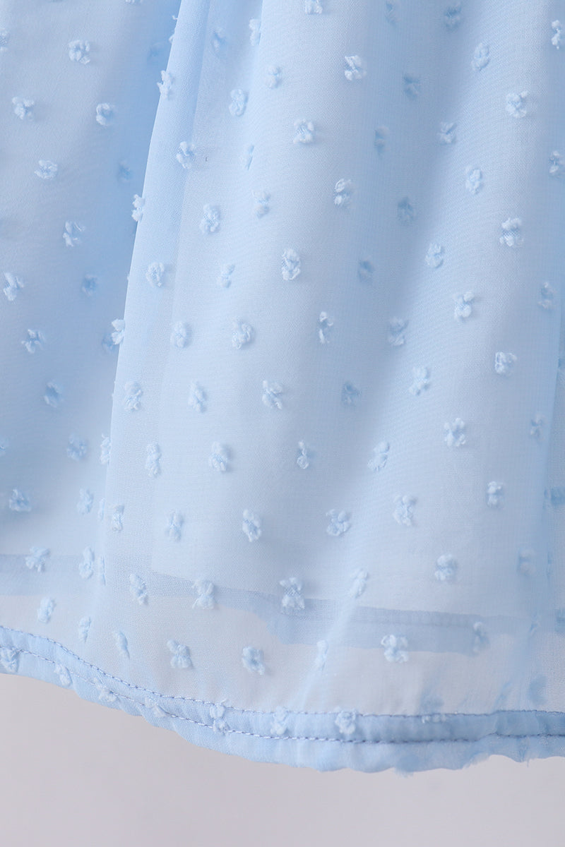 Blue Clover Swiss Dot Shorts Set