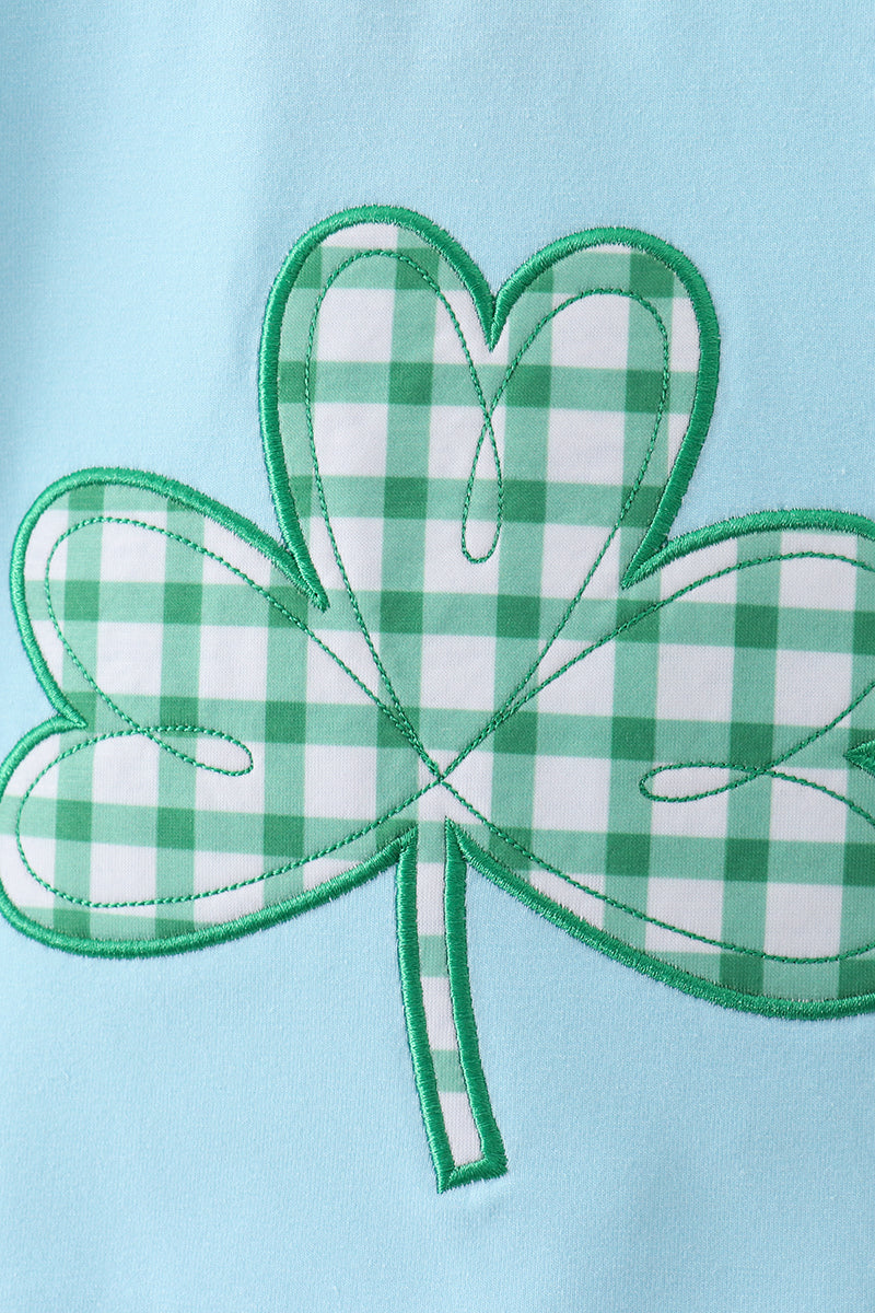 Blue Clover Shorts Set