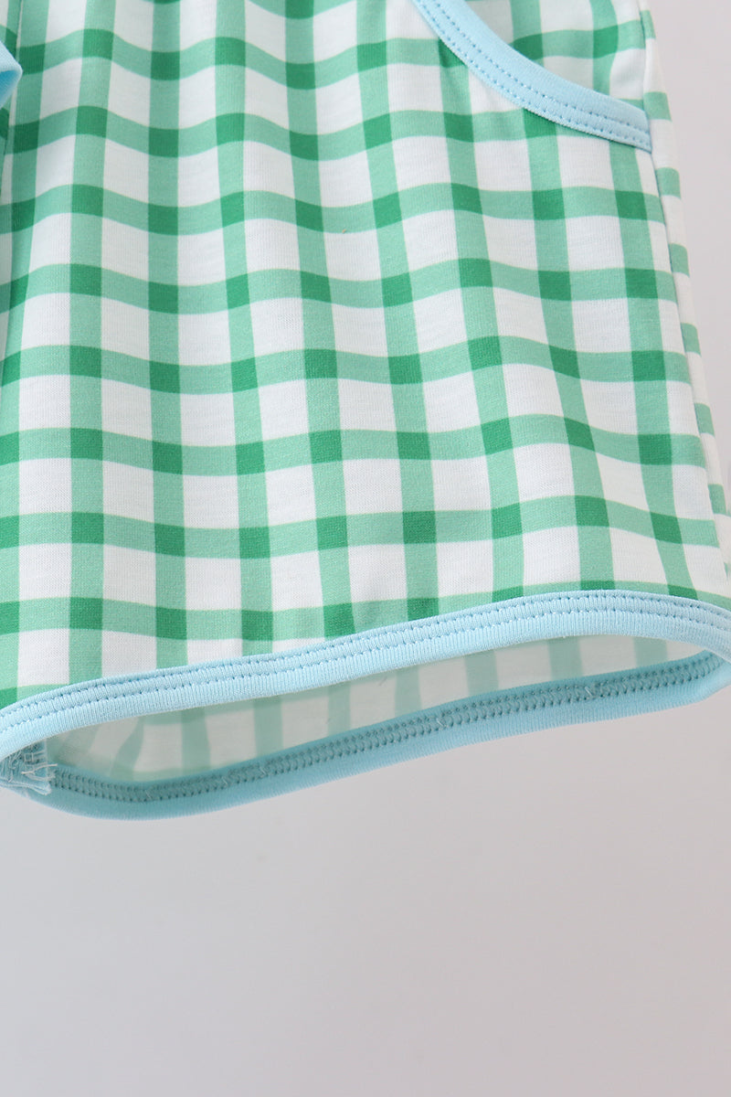 Blue Clover Shorts Set