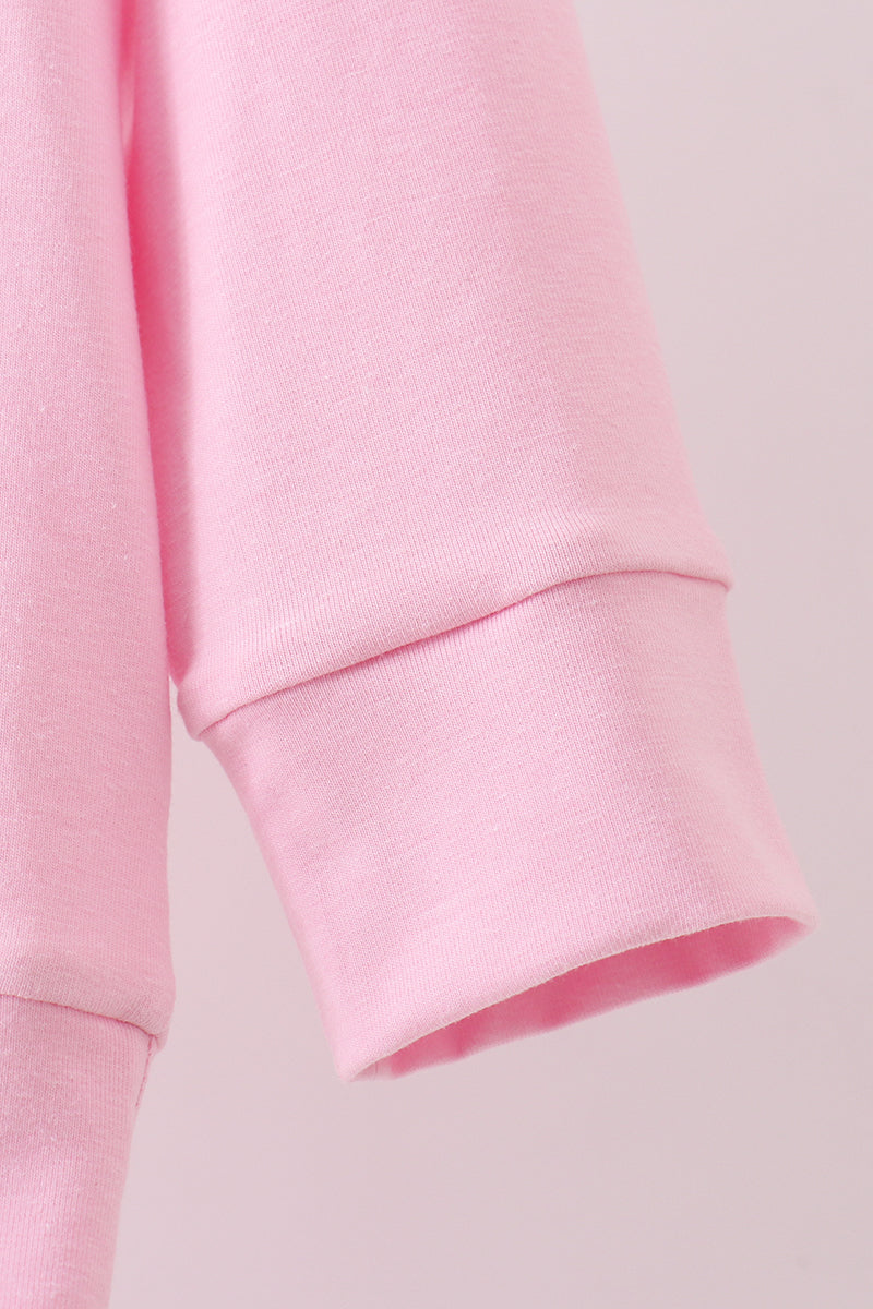 Pink Puppy & Clover Ruffle Top