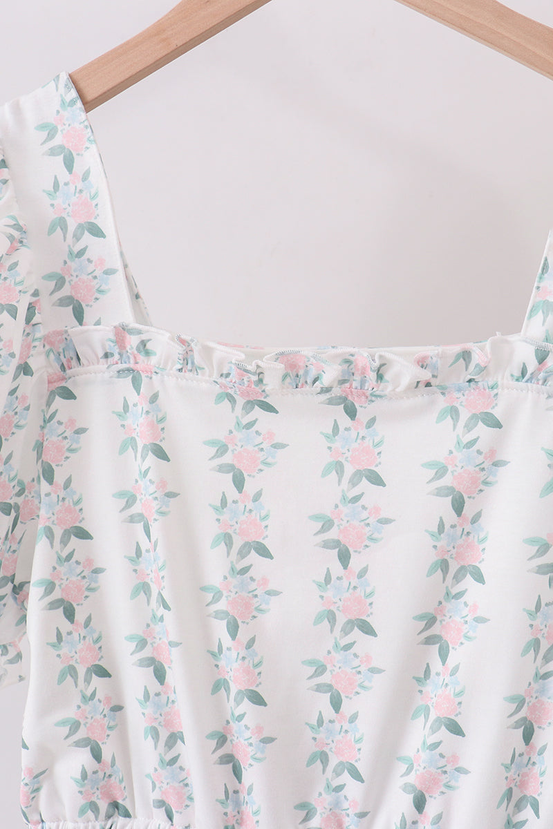 Floral print Mini and Mama dress