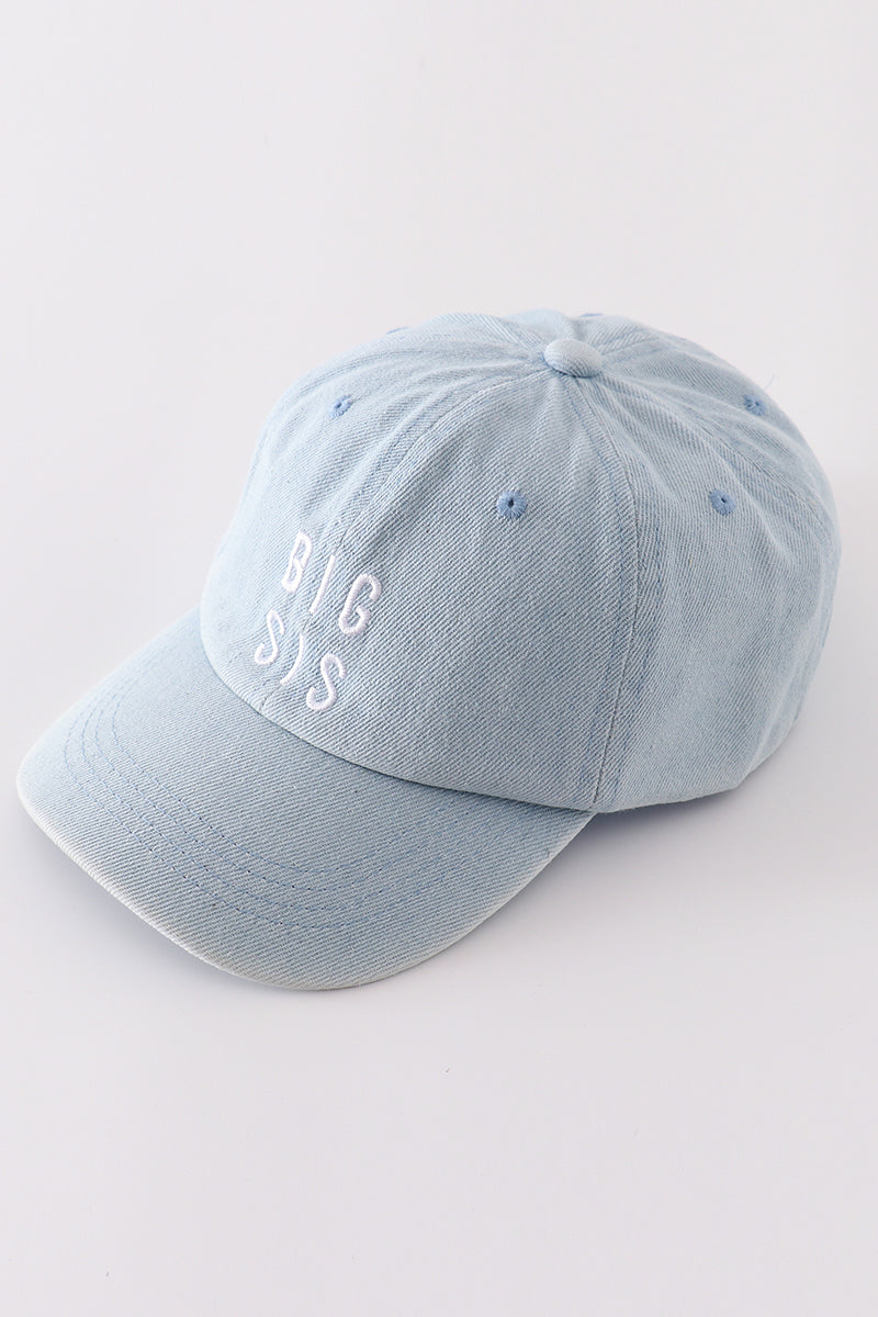 Denim Big & Little Sis Baseball Cap