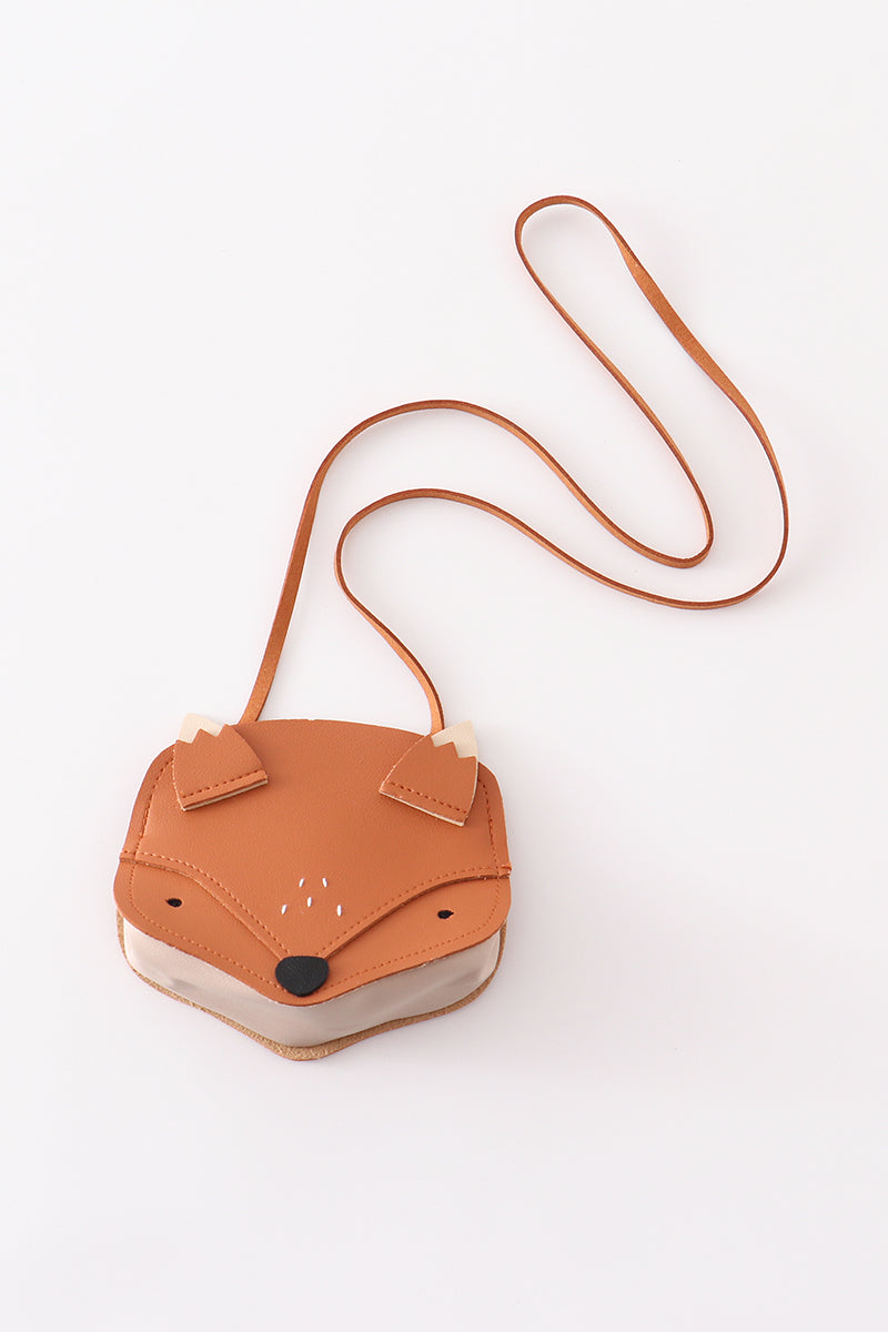 Orange Fox Purse
