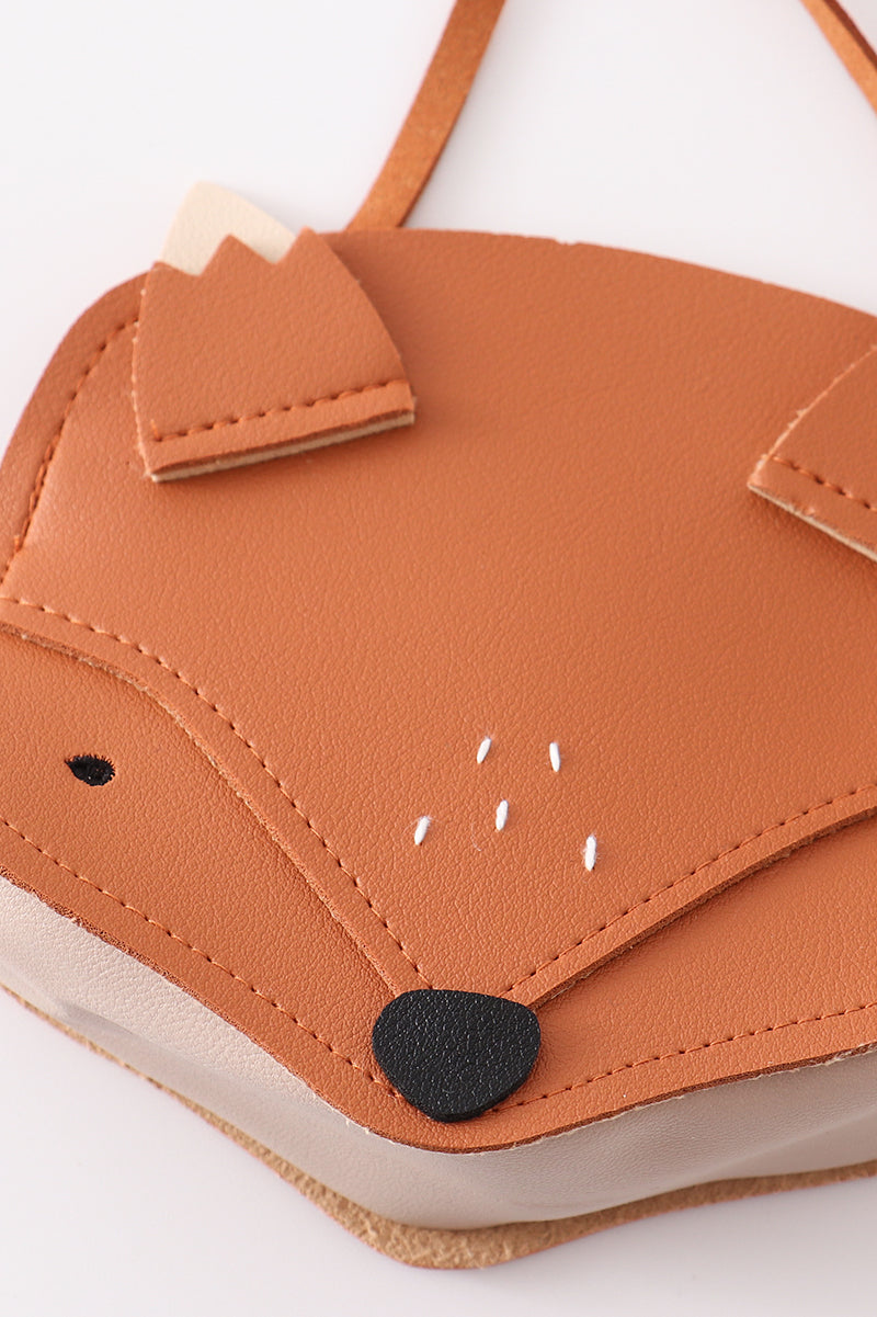 Orange Fox Purse