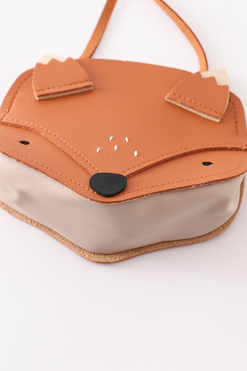 Orange Fox Purse