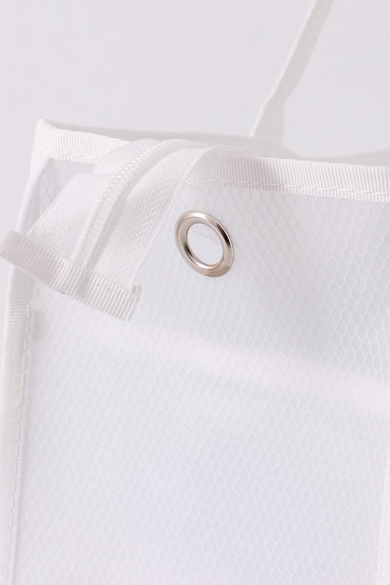 White Clear Waterproof Beach Tote