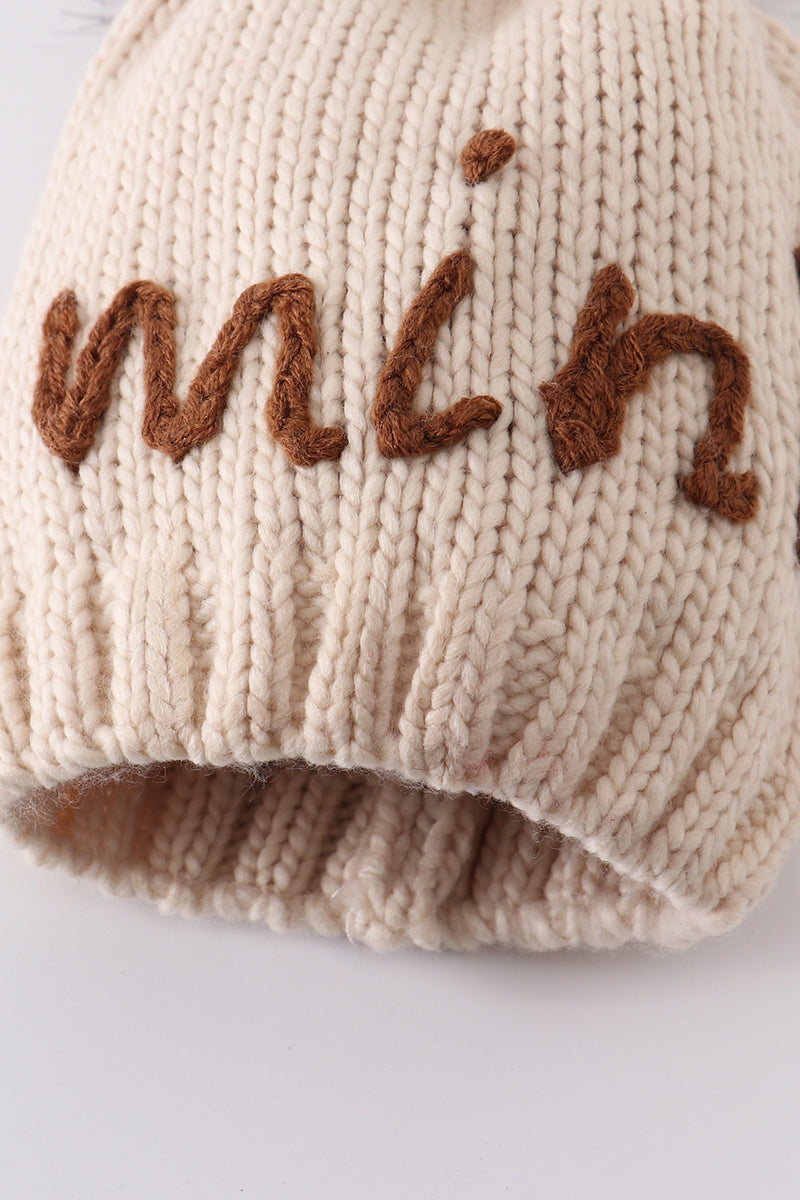 Mama & Mini Pompom Beanie Hat