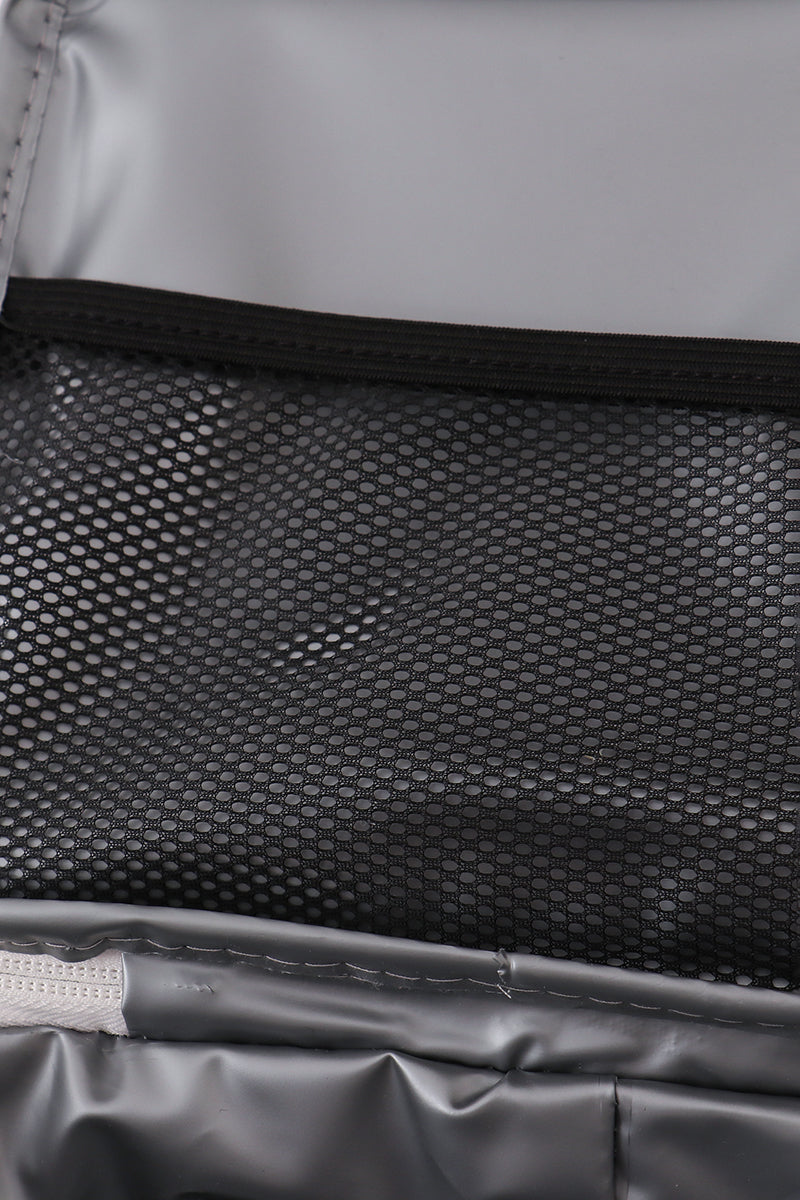 Purple Floral Canvas Lunch Bag