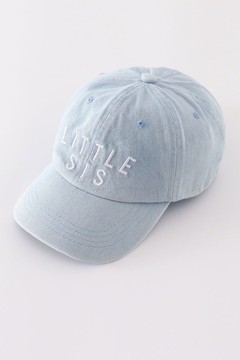 Denim Big & Little Sis Baseball Cap