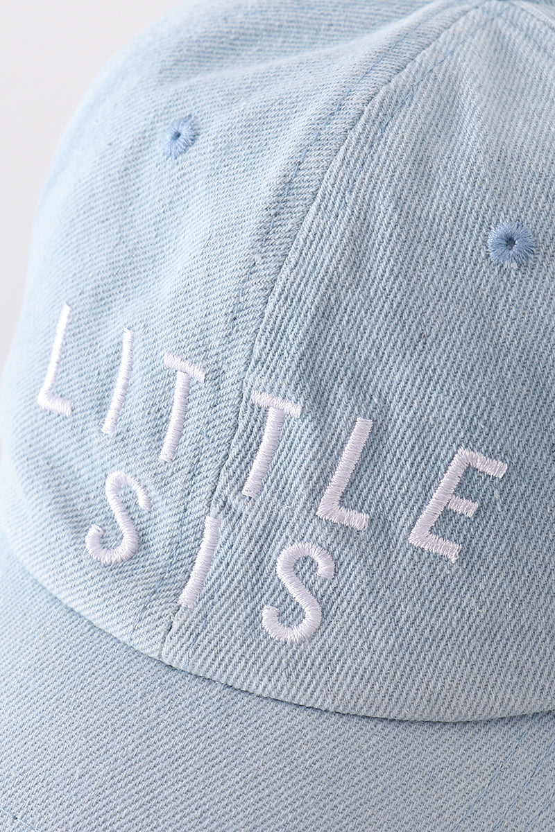 Denim Big & Little Sis Baseball Cap