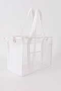 White Clear Waterproof Beach Tote
